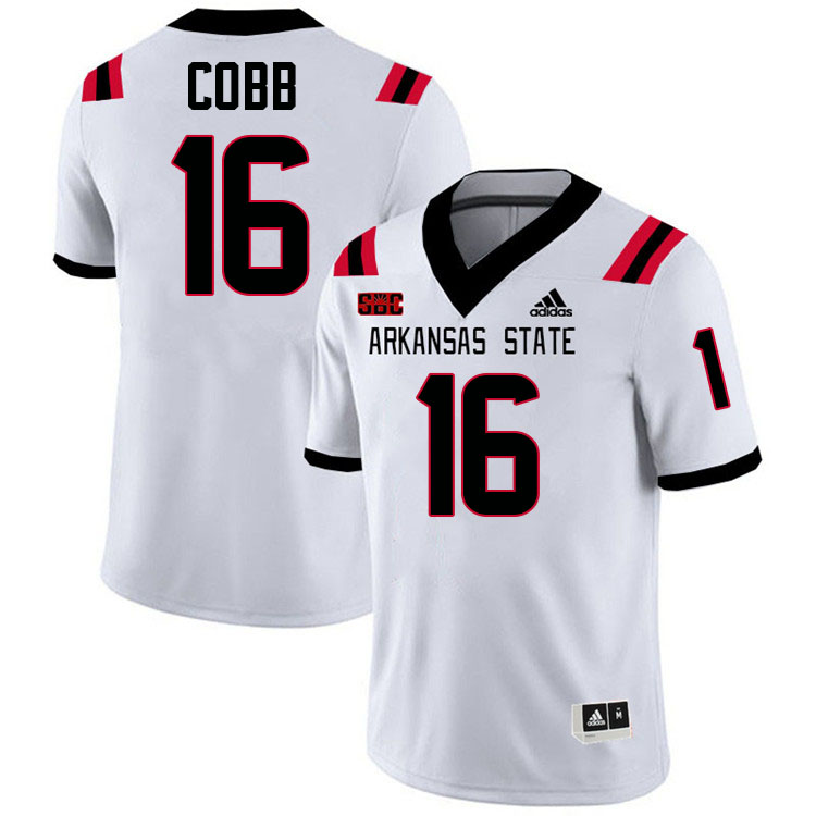 Chauncy Cobb Arkansas State Jersey,Arkansas State Red Wolves Football Uniforms,Jersey-White Chauncy Cobb Arkansas State Jersey,Arkansas State Red Wolves Football Uniforms,Jersey-White